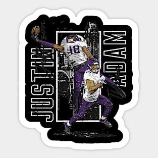 Justin Jefferson & Adam Thielen Minnesota Skyline Duo Sticker